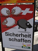  More racist advertising from Switzerland's most popular political party.