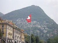  Swiss flag, Lugarno, Switzerland