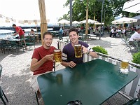  Mark and Rob, Beer Garden, Zurich