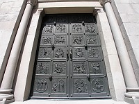  Church door, Grossmunster, Zurich