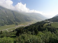  Going over the St. Bernadino pass