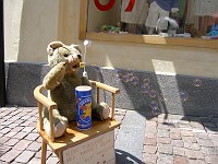  Teddy blowing bubbles, Ascona, Switzerland