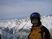  View from the top section of Les Grands Montets (Mark)