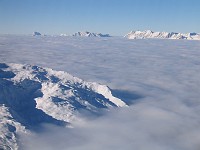  The final day at Brevent - Cloud at 2000m. Photo altitude 2500m