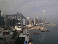  A daytime view from our hotel room window.