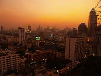  View from the hotel window looking out over Bangkok