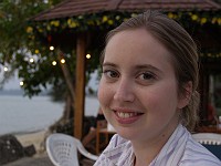  Lynn at a beachside restaurant