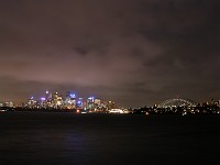  Sydney harbour at night - taken from Cremorne Point ferry jetty