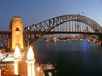  Luna Park - New Year's Eve - view of Harbour Bridge