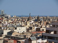  View from the hotel balcony (on La Rambla)