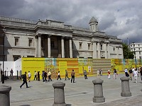  HP scaffolding outside the National Gallery