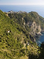  On the way to Corniglia - town visible on peninsula in the distance