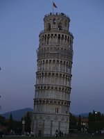  The leaning tower of Pisa - dusk