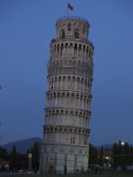  The leaning tower of Pisa - dusk