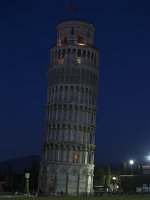  The learning tower of Pisa - early evening