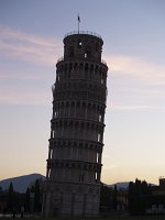  The learning tower of Pisa - early morning