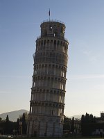  The learning tower of Pisa - morning