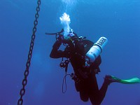  Mark performs spare mask switch drill after completing 3m stop