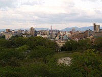  View from a big park in Fukuoka