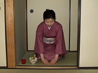  Starting the tea ceremony