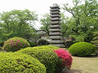  Monument inside the gardens of Himeji Castle