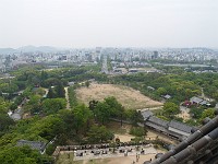  View from the top of Himeji Castle