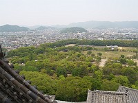  View from the top of Himeji Castle