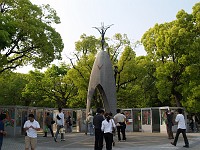  Memorial to Sadako Sasaki - the girl who inspired people to make and send millions of tiny paper cranes.