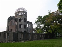  One of the buildings which wasn't flattened in the blast was preserved to remind us of what happened. It was chilling to see.