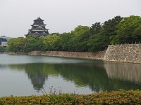  View of Hiroshima Castle, or rather, a reconstruction of the original which disappeared in the atomic bomb blast.