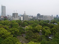  View over Hiroshima from the castle.