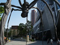  A giant spider scultpture outside the Ropongi Hills building.