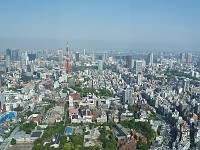  View over Tokyo from the Ropongi Hills building.