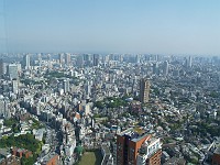  View over Tokyo from the Ropongi Hills building.