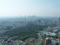  View over Tokyo from the Ropongi Hills building.