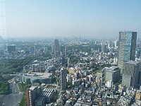  View over Tokyo from the Ropongi Hills building.