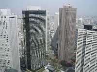  View from the government tower in Tokyo. Entry is free, observation deck was open until 11pm - best value views in Tokyo!