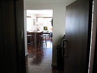  A large Japanese-style front door opens into the apartment