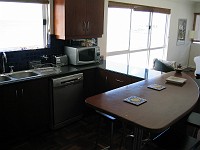  View from the entrance hall looking into the kitchen