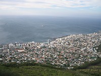  View from Lion's Head down to Sea Point