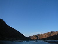  Camp site on the first night - just before sunset