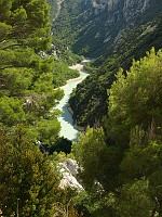  Looking up the canyon in an easterly direction.