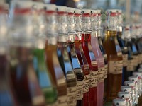  Syrup bottles - exploring the market in Castellane.