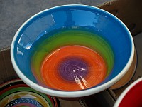  Pottery - exploring the market in Castellane.