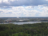  Views across Stockholm from the TV tower