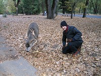  Mark admires the wildlife...