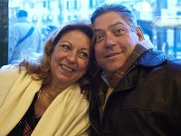  Ron and Cynthia join us for coffee and gelato near the Rialto Bridge