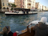  Riding around the canals on the way to the hotel