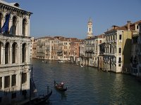  The Grand Canal, viewed from the Rialto Bridge