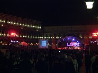  St Mark's Square on New Year's Eve - setting up for a concert